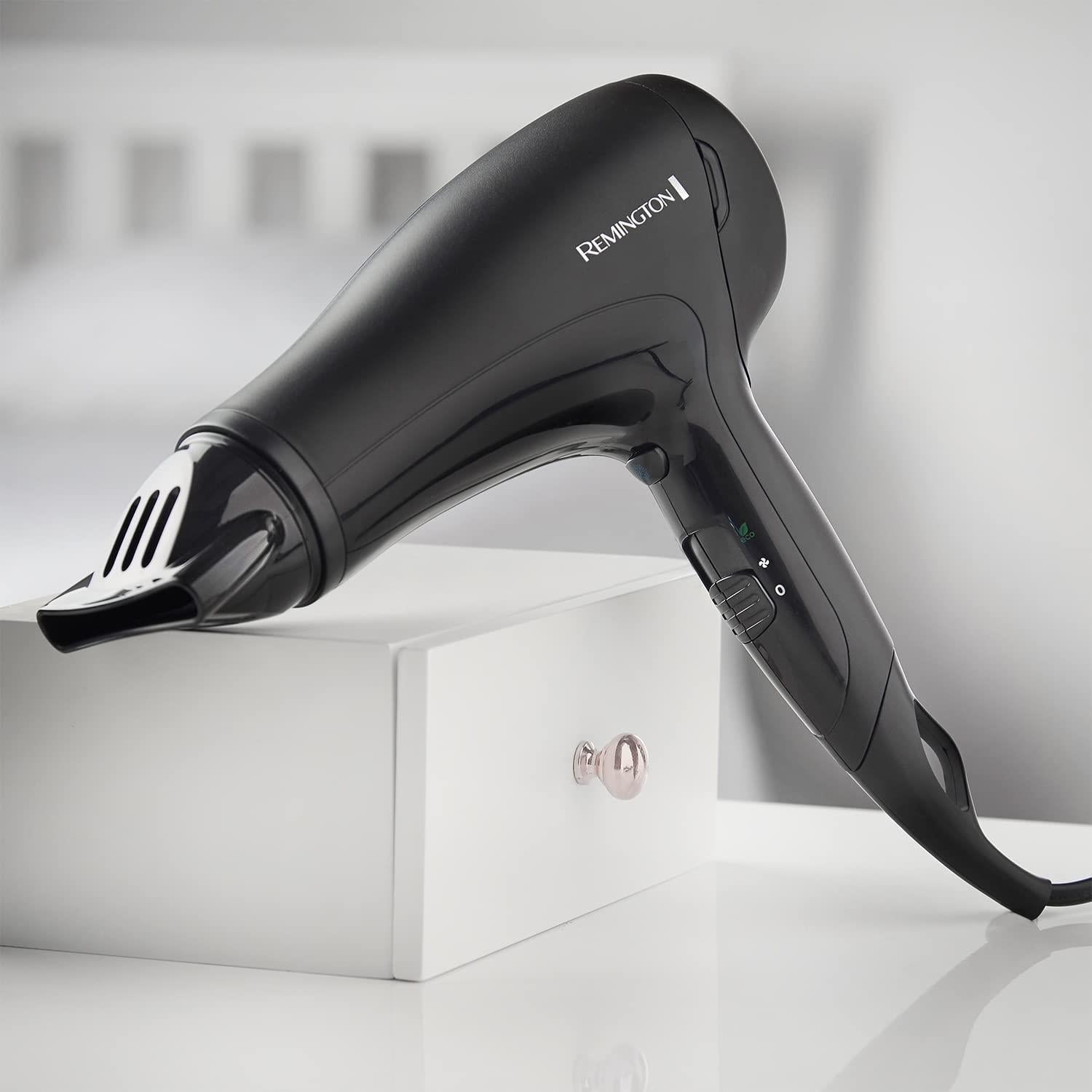 Remington Hair Dryer Power Dry Lightweight Travel Dryer 2000 W - D3010