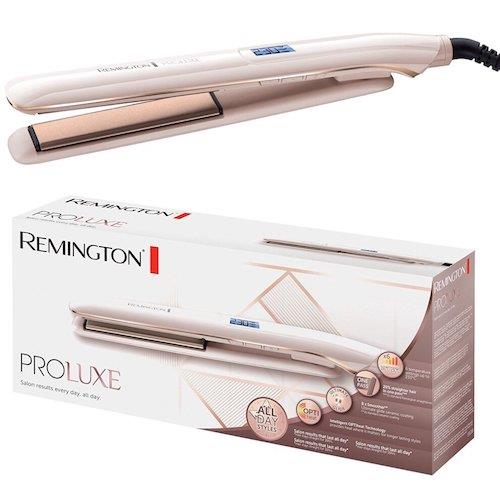 Remington Proluxe Ceramic Hair Straighteners with Pro+ Rose Gold - S9100