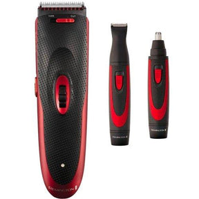 Remington The Works Hair Clipper Kit with Stubble Comb Nose & Ear Hair Trimmer - HC905