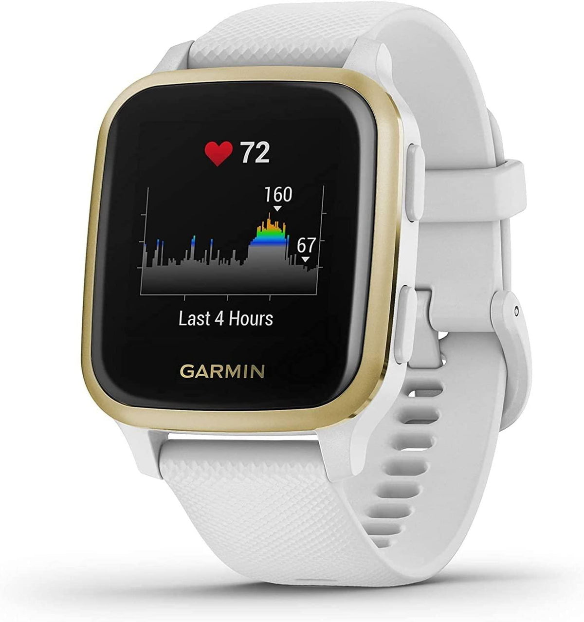 Garmin Venu Sq Smart Watch GPS Activity Monitor White Rose Gold - Newly Overhauled