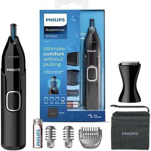 Philips Nose Hair Trimmer Series 5000 Nose Ear and Eyebrow Trimmer - NT5650/16