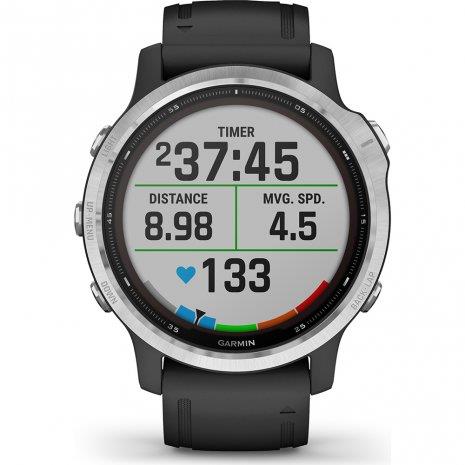 Garmin Fenix 6S Solar Silver Heart Rate Monitor GPS Sports Watch