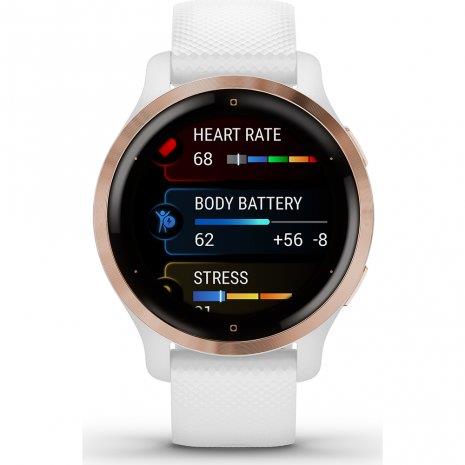 Garmin Venu 2S Smartwatch Heart Rate Monitor GPS Watch - Rose Gold Newly Overhauled