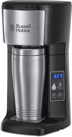 Russell Hobbs Brew and Go Coffee Machine With Timer & Travel Flask - 22630