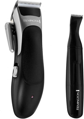 Remington Hair Clippers Cordless with Detail Trimmer 25 Piece Grooming Kit - HC366