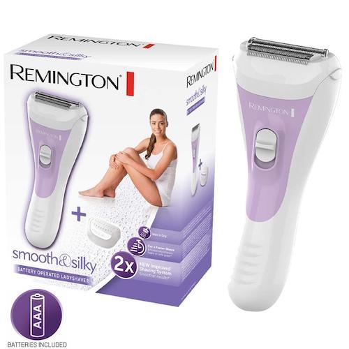 Remington Wet and Dry Lady Shaver Battery Powered with Bikini Attachment - WSF5060