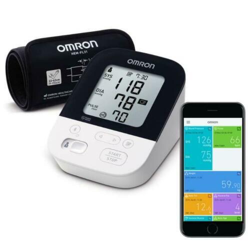 Omron Blood Pressure Monitor Bluetooth App IHB 2Use 60m M4 IT 7155T-EBK