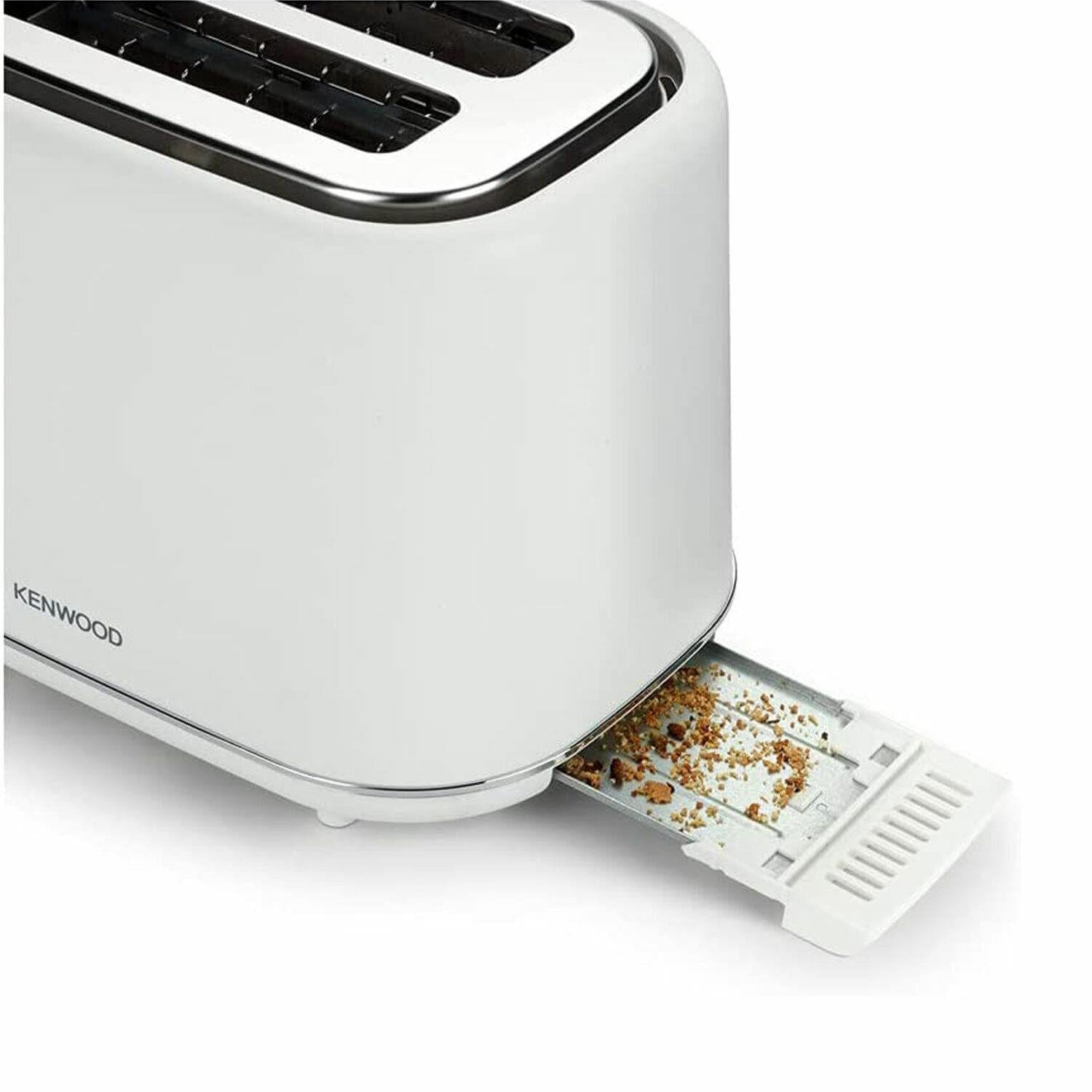 Kenwood 2 Slice Toaster 7 Browning Settings Abbey Lux 800w TCP05.A0WH - White