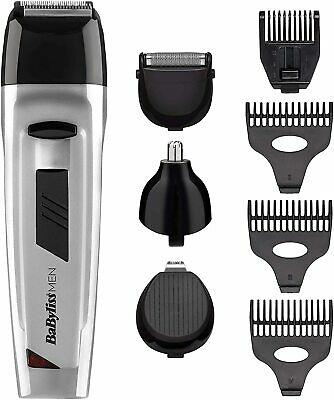 Babyliss Hair Clippers Mens 8 in 1 Grooming Kit Body Hair Clipper Beard Trimmer - 7056NU