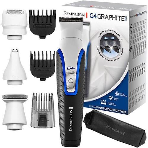 Remington G4 Graphite Nose Ear Eyebrow Beard Body & Hair Trimmer Grooming Kit - PG4000