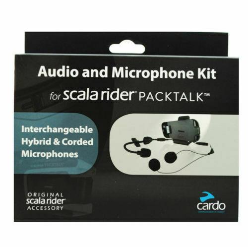 Cardo Scala Rider Packtalk Motorcycle Helmet Audio Microphone Kit Dual Mic SRAK0039