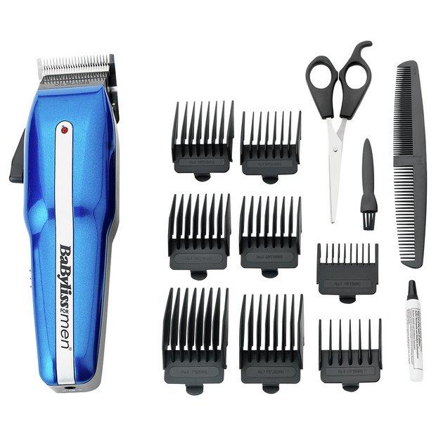 Babyliss Hair Clippers Pro Power Light Mains Cordless Hair Clipper Trimmer Kit - 7498CU