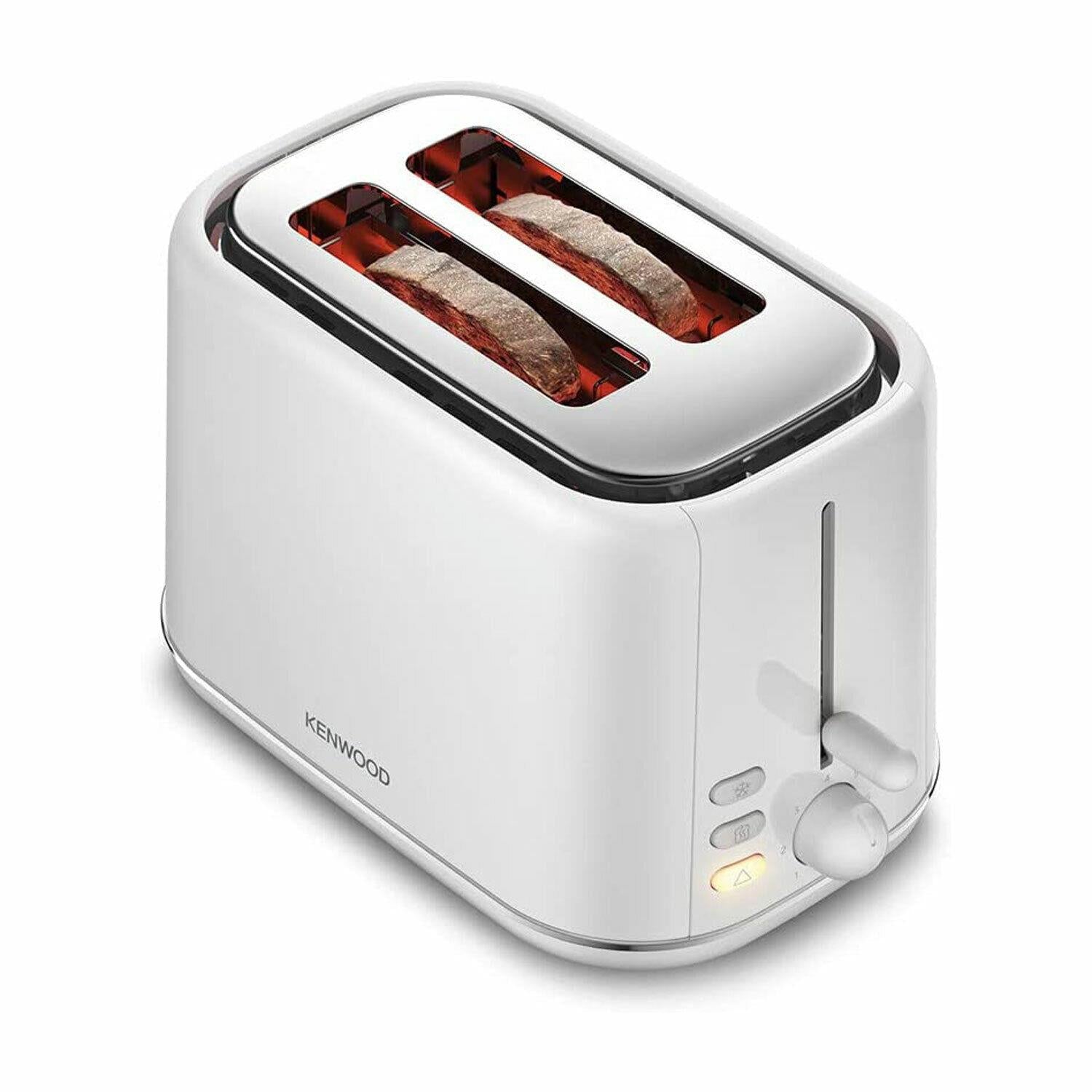 Kenwood 2 Slice Toaster 7 Browning Settings Abbey Lux 800w TCP05.A0WH - White