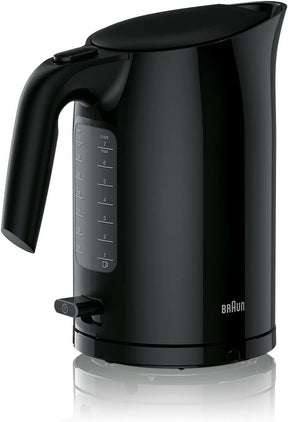 Braun Purease Series 3 Kettle 1.7L 3000W Rapid Boil System - WK3110BK Black
