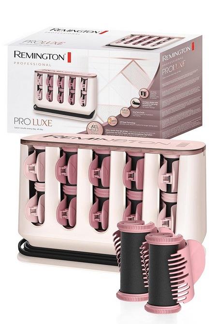 Remington Hair Rollers ProLuxe Heated Hair Roller 20 Pack OptiHeat Rose Gold - H9100