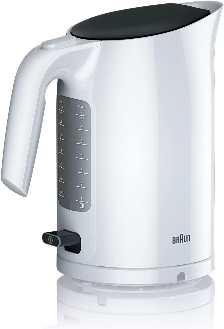 Braun Purease Series 3 Kettle 1.7L 3000W Rapid Boil System - WK3110WH White