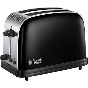 Russell Hobbs 2 Slice Toaster Electric Toaster Colours Plus Black - 23331