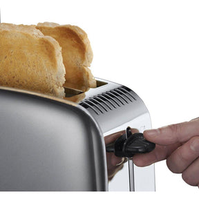 Russell Hobbs 2 Slice Toaster Electric Toaster Colours Plus Grey - 23332