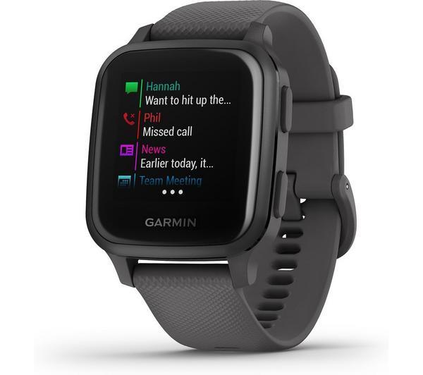 Garmin Venu Sq Smart Watch GPS Activity Monitor Slate Shadow Grey