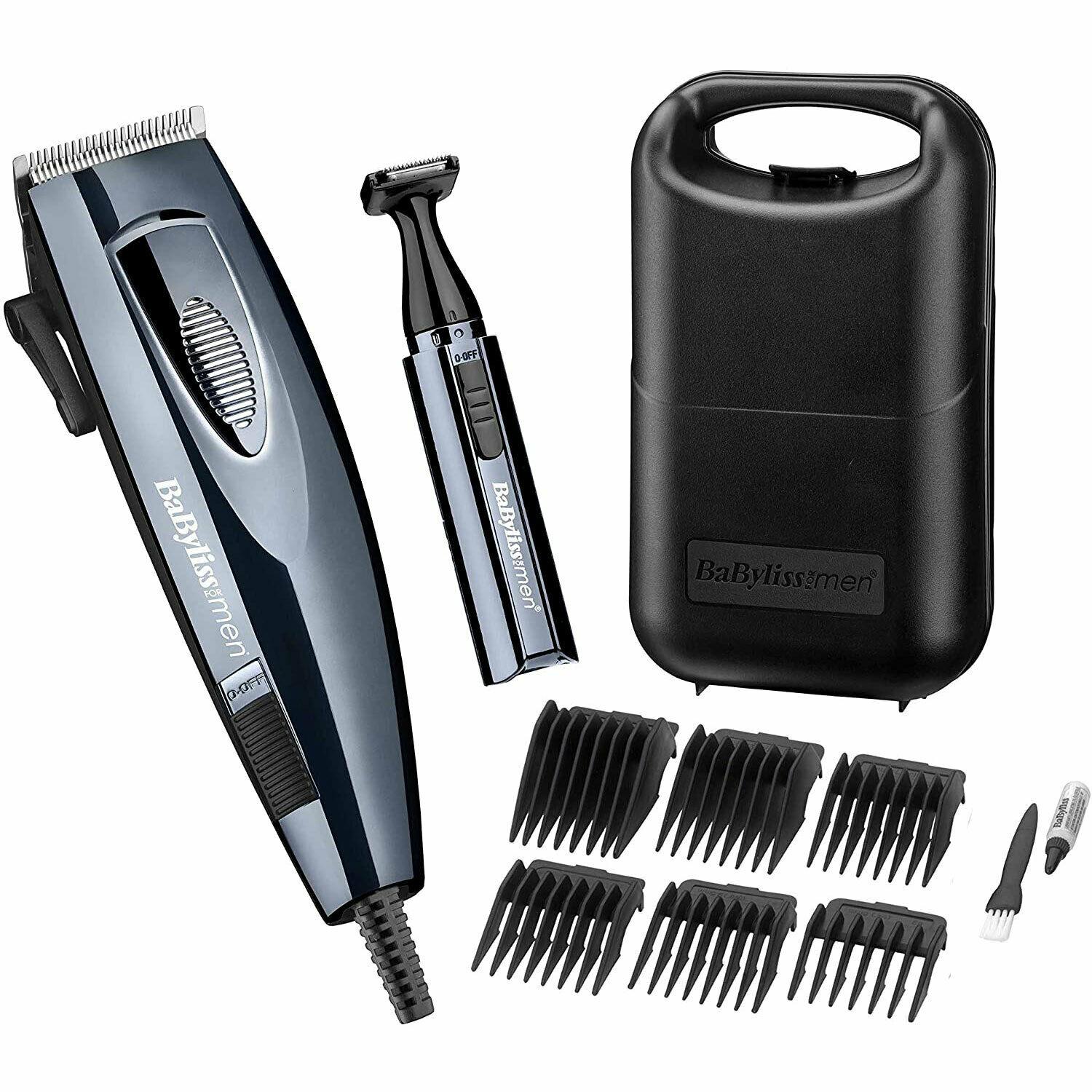 Babyliss Hair Clippers Corded Clippers Pro Hair Cutting Styling Head Shaver - 7456U