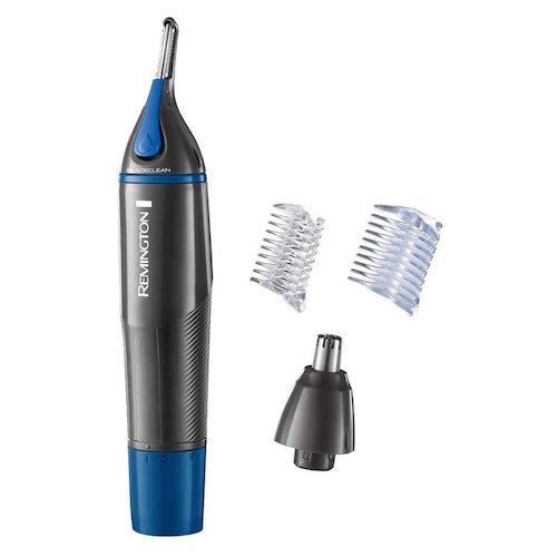 Remington Nasal Trimmer 2 in One Mens Nasal Trimmer Set Nose Hair Remover Clipper Kit - NE3850