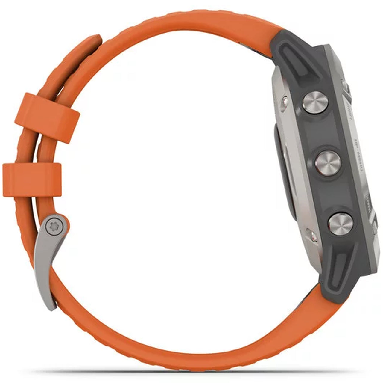 Garmin Fenix 6 Pro Solar Titanium Sapphire Music WiFi GPS 47MM Orange Strap Watch