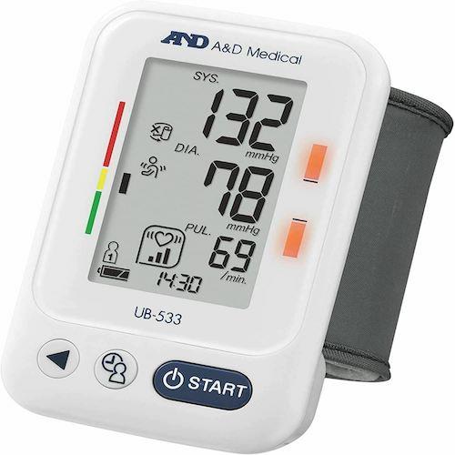 A&D Medical UB-533 Automatic Wrist Blood Pressure Monitor Pulse Heart Rate 2 User