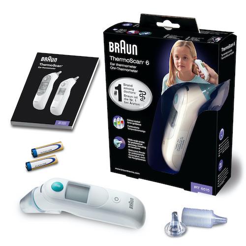 Braun IRT6515 ThermoScan 6 Digital Adults Baby & Kids Ear Infrared Thermometer