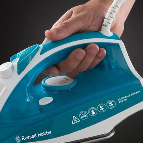 Russell Hobbs Supreme Steam Traditional Iron 2400 W White & Blue - 23061