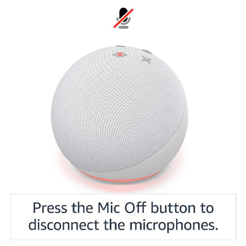 Amazon Echo Dot 4th Gen Smart Speaker With Alexa Voice Commands - Charcoal