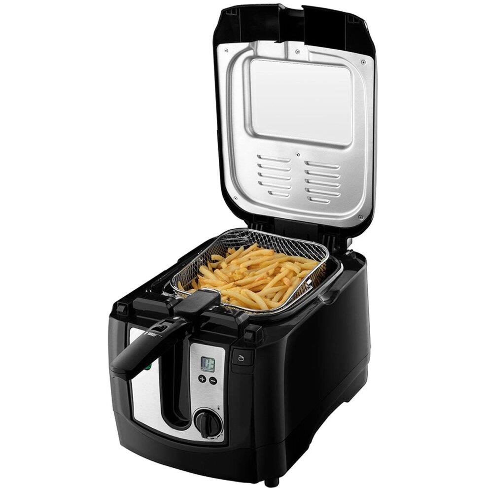 Russell Hobbs Deep Fat Fryer 2L Oil 1.2Kg Food Capacity 2.3Kw Black - 24580