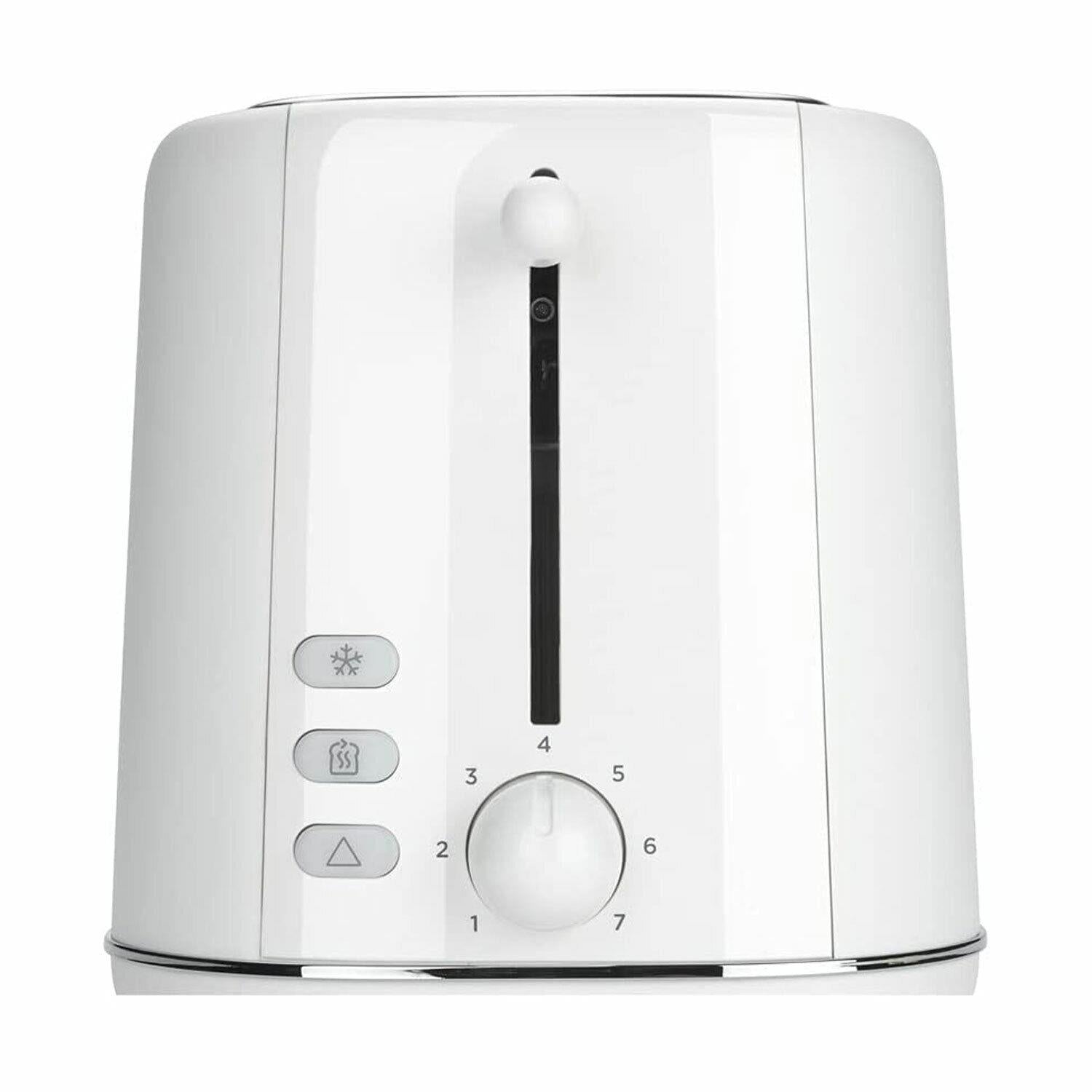 Kenwood 2 Slice Toaster 7 Browning Settings Abbey Lux 800w TCP05.A0WH - White