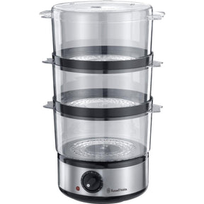 Russell Hobbs Food Steamer Food Collection Compact Steamer 7L Steel - 14453