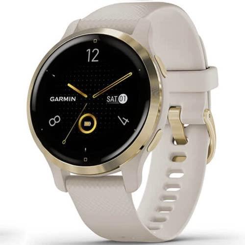 Garmin Venu 2S Smartwatch Heart Rate Monitor GPS Watch - Gold Tundra Newly Overhauled